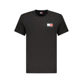 Tommy Hilfiger Black Cotton Men T-Shirt